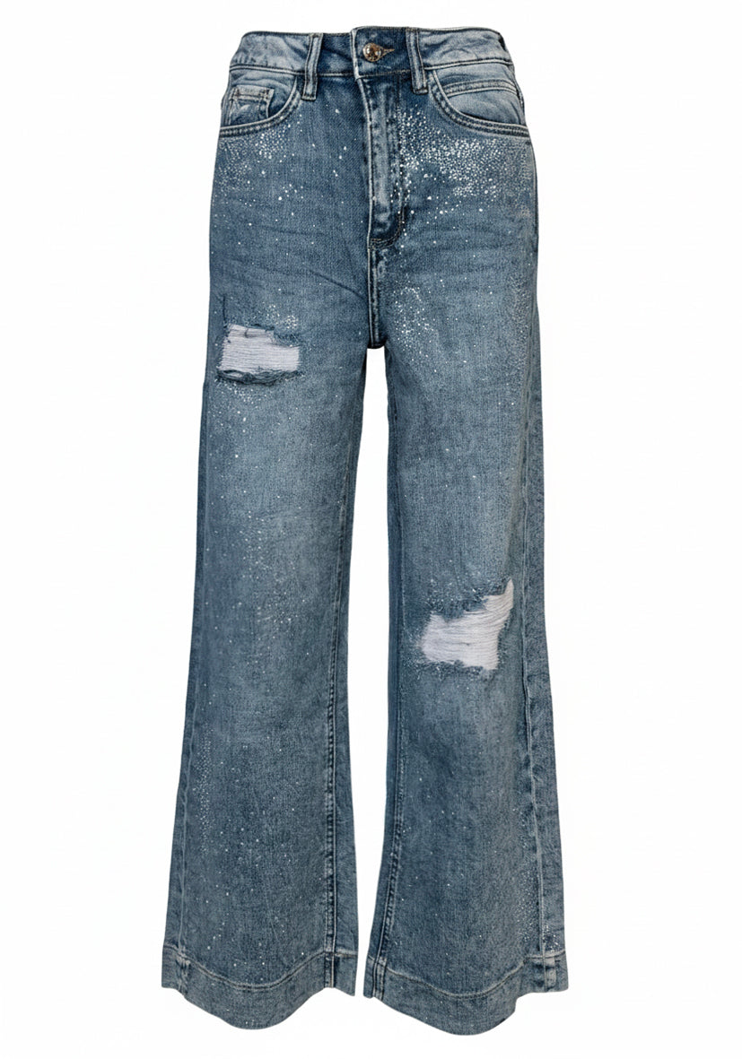 Jeans Cut Out Glitter