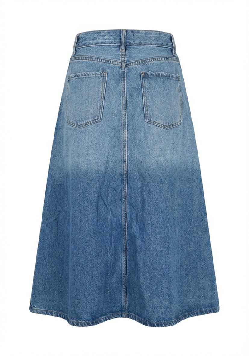 Jeans Flared Skirt