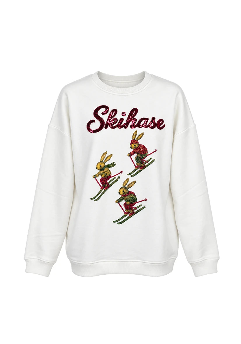 Sudadera con capucha Me and You - crema