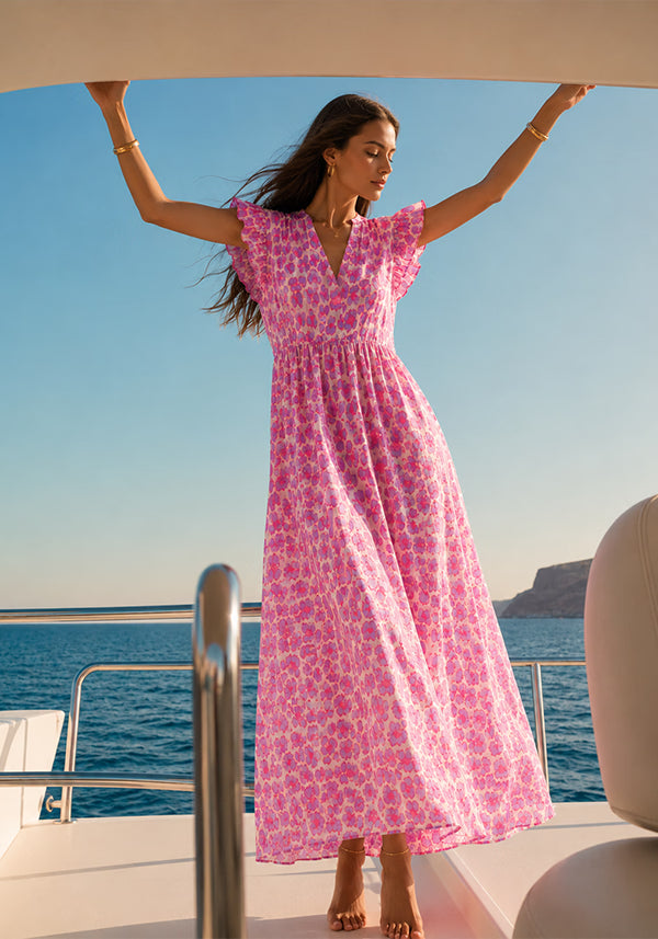 Maxidress Muslin Leo