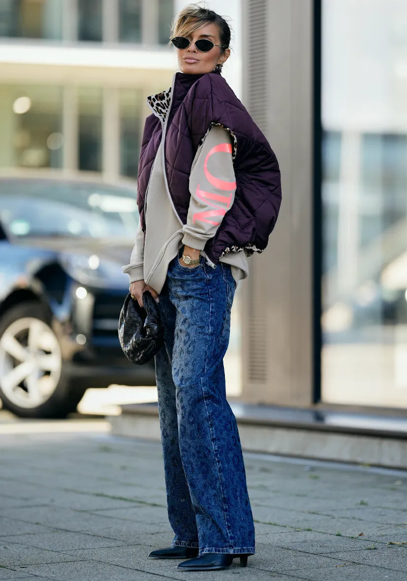 Barrel Jeans Leo Sparkle - blau