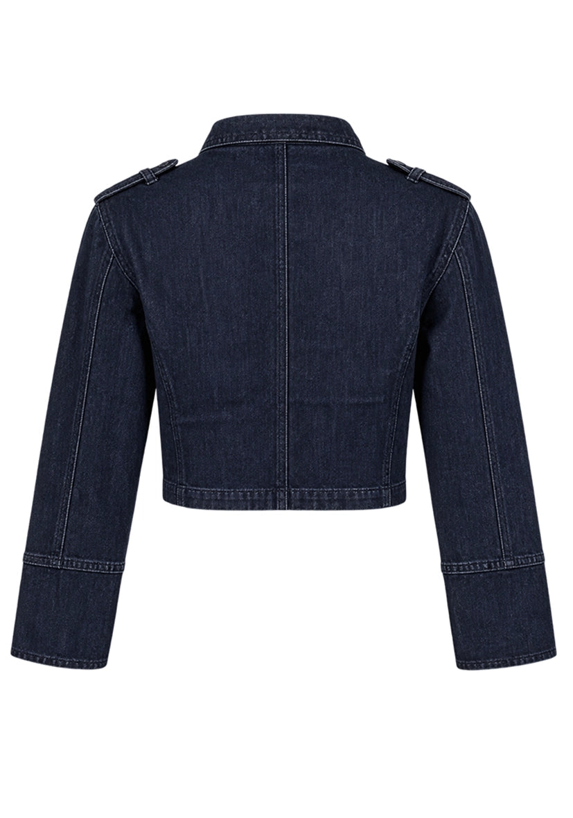 Banned Jacket Denim - darkdenim