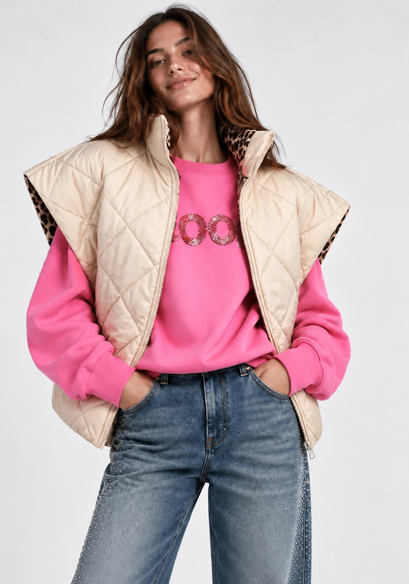Short Coat Smile & Glow - grey