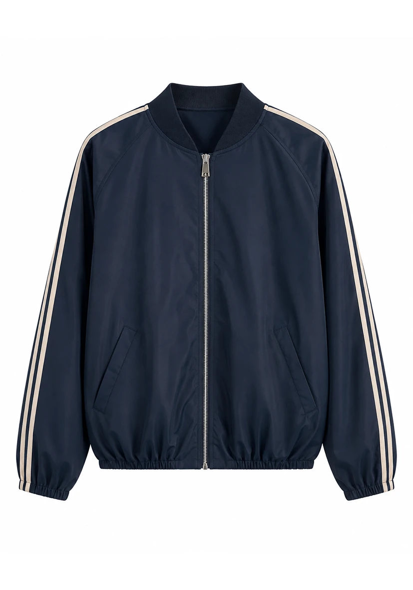 Bomberjacket Stripes - navy