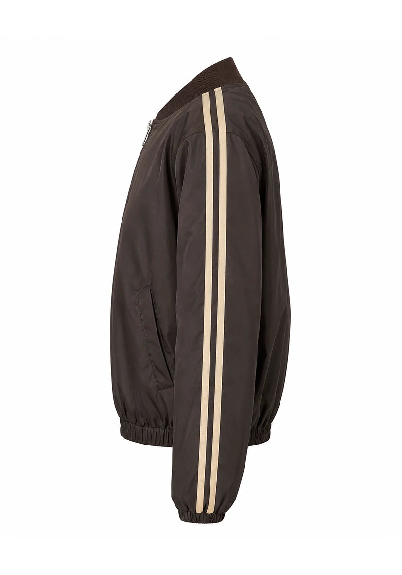 Bomberjacket Stripes - chocolate