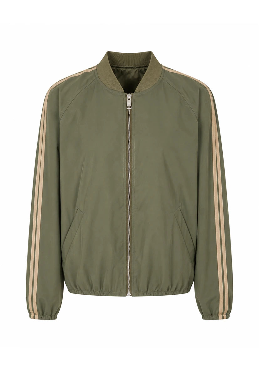 Blouson aviateur uni - Prune