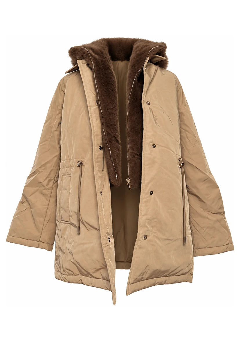 Parka Cozy Lined sand