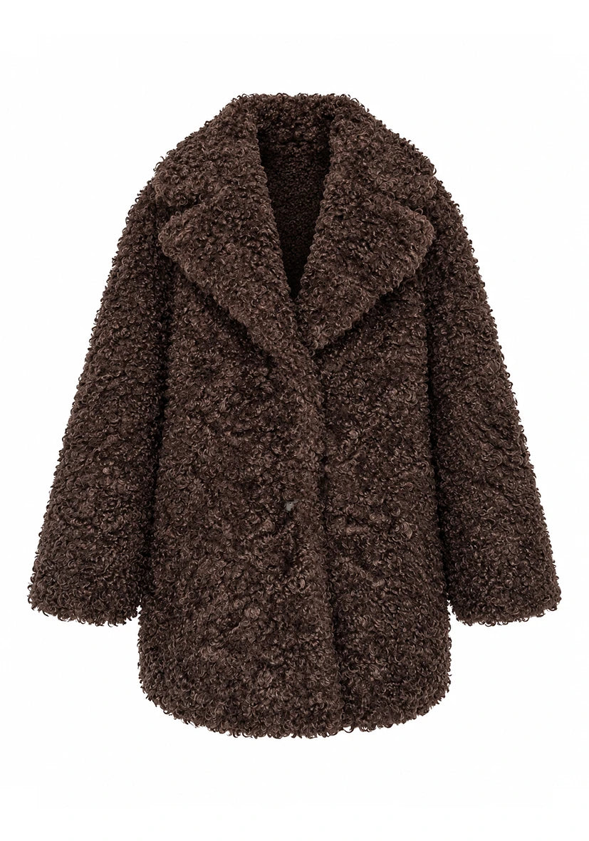 Jacket Teddy Bloom Chocolate