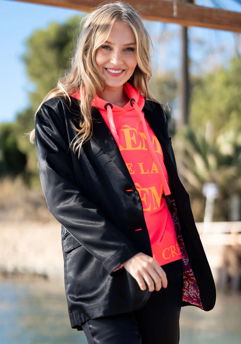 Blazer Satin - black