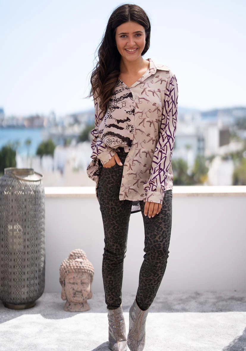 Pants Leo Glitter - green