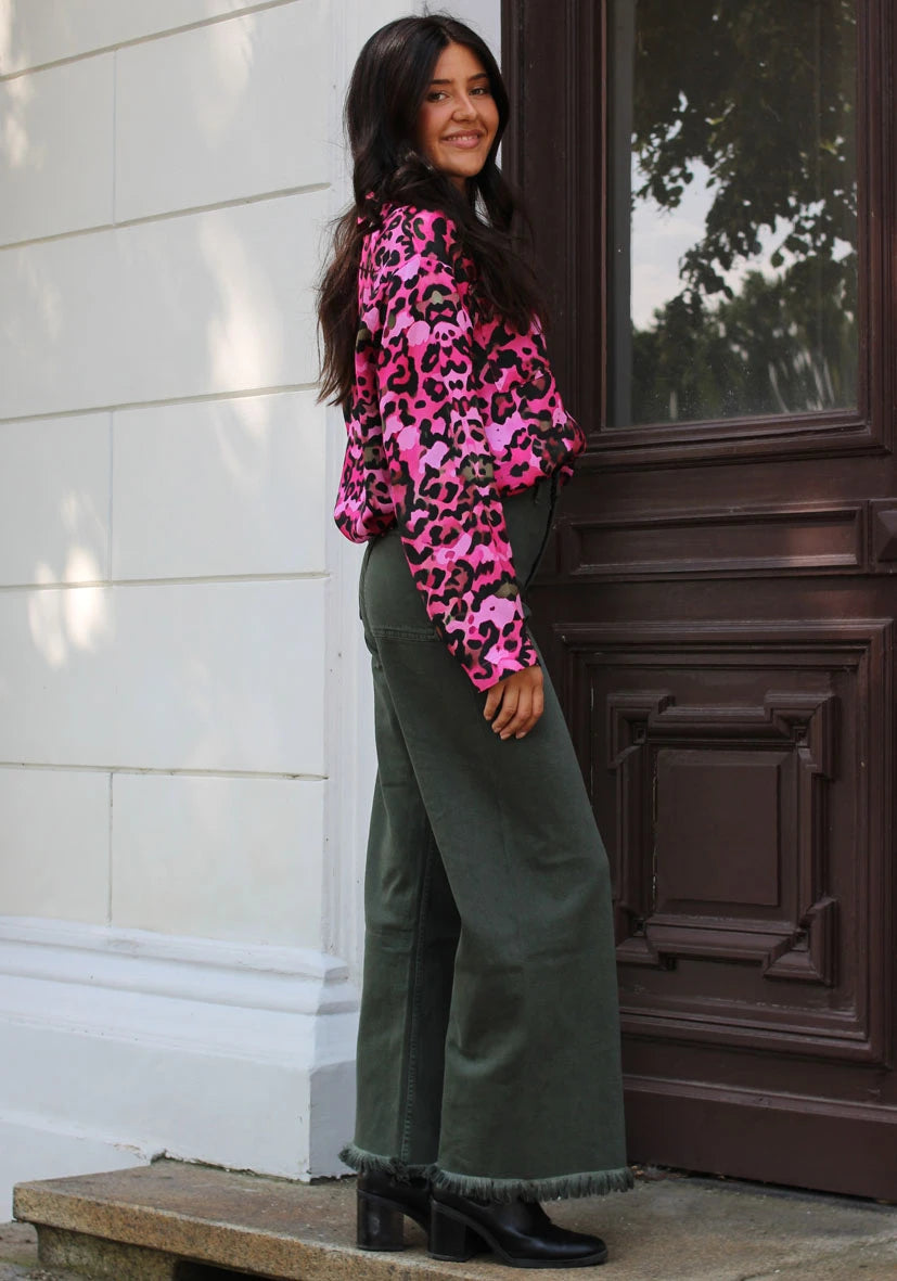 Jeans Wide Leg ragged